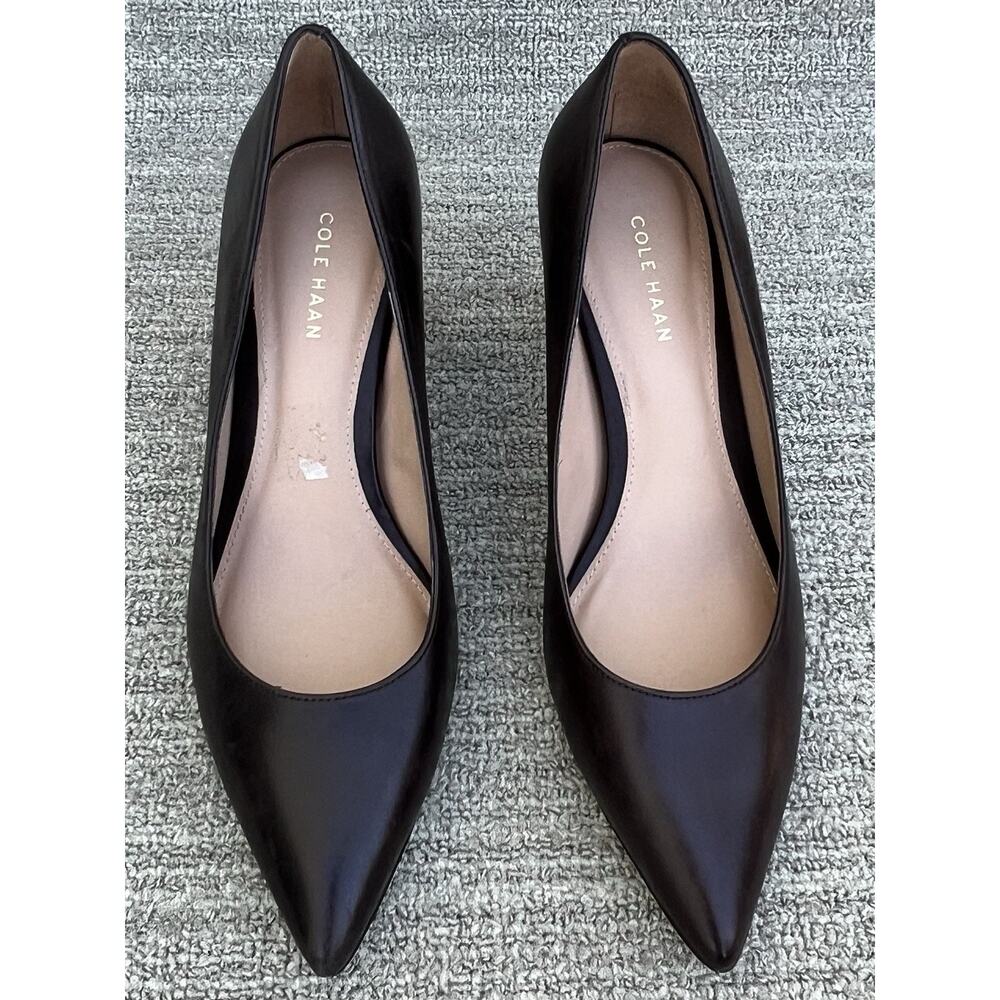 COLE HAAN Mylah Point Toe Leather Pumps Brown Women's Size 9 US